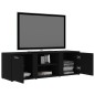 vidaXL TV-Schrank Schwarz 120x34x37 cm Holzwerkstoff vidaXL TV-Schrank Schwarz 120x34x37 cm Holzwerkstoff
