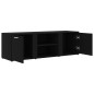 vidaXL TV-Schrank Schwarz 120x34x37 cm Holzwerkstoff vidaXL TV-Schrank Schwarz 120x34x37 cm Holzwerkstoff