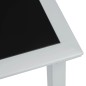 vidaXL Sonnenliegen 2 Stk. mit Tisch Aluminium Cremeweiß vidaXL Sonnenliegen 2 Stk. mit Tisch Aluminium Cremeweiß