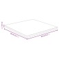 vidaXL Tischplatte 80x80x2,5 cm Bambus vidaXL Tischplatte 80x80x2,5 cm Bambus