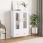 vidaXL Highboard Weiß 69,5x31x115 cm Holzwerkstoff vidaXL Highboard Weiß 69,5x31x115 cm Holzwerkstoff