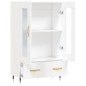 vidaXL Highboard Weiß 69,5x31x115 cm Holzwerkstoff vidaXL Highboard Weiß 69,5x31x115 cm Holzwerkstoff