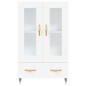 vidaXL Highboard Weiß 69,5x31x115 cm Holzwerkstoff vidaXL Highboard Weiß 69,5x31x115 cm Holzwerkstoff