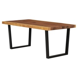 vidaXL Couchtisch Massivholz Suar 102x54x41 cm