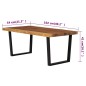vidaXL Couchtisch Massivholz Suar 102x54x41 cm vidaXL Couchtisch Massivholz Suar 102x54x41 cm