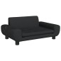 vidaXL Hundebett Schwarz 70x45x33 cm Samt vidaXL Hundebett Schwarz 70x45x33 cm Samt