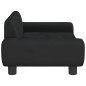 vidaXL Hundebett Schwarz 70x45x33 cm Samt vidaXL Hundebett Schwarz 70x45x33 cm Samt
