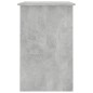 vidaXL Schreibtisch Betongrau 100x50x76 cm Holzwerkstoff vidaXL Schreibtisch Betongrau 100x50x76 cm Holzwerkstoff