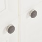 vidaXL Kunststoffschrank 79x43x85,5 cm Holzdesign Angora-Weiß vidaXL Kunststoffschrank 79x43x85,5 cm Holzdesign Angora-Weiß
