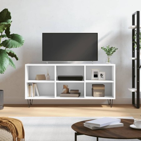 vidaXL TV-Schrank Weiß 103,5x30x50 cm Holzwerkstoff