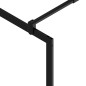 vidaXL Duschwand für Begehbare Duschen ESG-Klarglas Schwarz 90x195 cm vidaXL Duschwand für Begehbare Duschen ESG-Klarglas Schwarz 90x195 cm