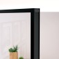 vidaXL Innentür Schwarz 76x201,5 cm Hartglas & Aluminium Schlank vidaXL Innentür Schwarz 76x201,5 cm Hartglas & Aluminium Schlank