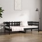 vidaXL Tagesbett Schwarz 90x190 cm Massivholz Kiefer vidaXL Tagesbett Schwarz 90x190 cm Massivholz Kiefer