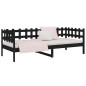 vidaXL Tagesbett Schwarz 90x190 cm Massivholz Kiefer vidaXL Tagesbett Schwarz 90x190 cm Massivholz Kiefer