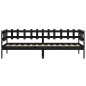 vidaXL Tagesbett Schwarz 90x190 cm Massivholz Kiefer vidaXL Tagesbett Schwarz 90x190 cm Massivholz Kiefer