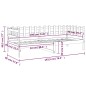 vidaXL Tagesbett Schwarz 90x190 cm Massivholz Kiefer vidaXL Tagesbett Schwarz 90x190 cm Massivholz Kiefer