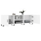 vidaXL TV-Schrank Weiß 150x30x50 cm Holzwerkstoff vidaXL TV-Schrank Weiß 150x30x50 cm Holzwerkstoff