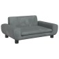 vidaXL Hundebett Dunkelgrau 70x45x33 cm Samt vidaXL Hundebett Dunkelgrau 70x45x33 cm Samt