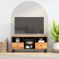 vidaXL TV-Schrank 100x33x46 cm Massivholz Akazie und Holzwerkstoff vidaXL TV-Schrank 100x33x46 cm Massivholz Akazie und Holzwerkstoff
