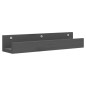 vidaXL Wandregale 2 Stk. Grau 50x12x9 cm Massivholz Kiefer vidaXL Wandregale 2 Stk. Grau 50x12x9 cm Massivholz Kiefer