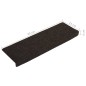 vidaXL Treppenmatten 15 Stk. Nadelvlies 65x21x4 cm Dunkelbraun vidaXL Treppenmatten 15 Stk. Nadelvlies 65x21x4 cm Dunkelbraun