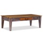 vidaXL Couchtisch Massivholz Vintage 118 x 60 x 40 cm vidaXL Couchtisch Massivholz Vintage 118 x 60 x 40 cm