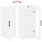 vidaXL Wandschrank Weiß 34,5x34x90 cm vidaXL Wandschrank Weiß 34,5x34x90 cm