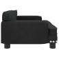 Hundebett Schwarz 70x45x30 cm Samt Hundebett Schwarz 70x45x30 cm Samt