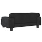 Hundebett Schwarz 70x45x30 cm Samt Hundebett Schwarz 70x45x30 cm Samt