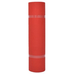 vidaXL Messeteppich Glatt 1,2x12 m Rot