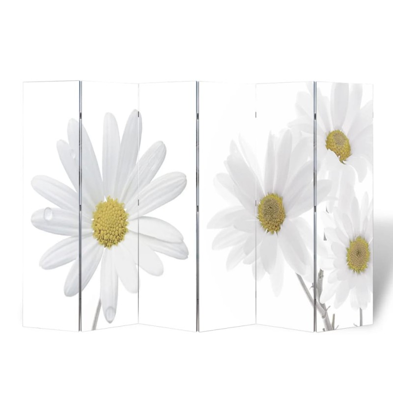 vidaXL Raumteiler klappbar 217x170 cm Blume vidaXL Raumteiler klappbar 217x170 cm Blume