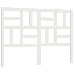 vidaXL Bett-Kopfteil Weiß 146x4x104 cm Massivholz Kiefer