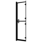 vidaXL Faltbare Duschkabine ESG Schwarz 120x140 cm vidaXL Faltbare Duschkabine ESG Schwarz 120x140 cm