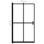 vidaXL Faltbare Duschkabine ESG Schwarz 120x140 cm vidaXL Faltbare Duschkabine ESG Schwarz 120x140 cm