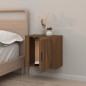 vidaXL Wand-Nachttisch Braun Eichen-Optik 50x30x47 cm vidaXL Wand-Nachttisch Braun Eichen-Optik 50x30x47 cm