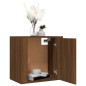 vidaXL Wand-Nachttisch Braun Eichen-Optik 50x30x47 cm vidaXL Wand-Nachttisch Braun Eichen-Optik 50x30x47 cm