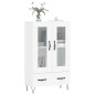 vidaXL Highboard Weiß 69,5x31x115 cm Holzwerkstoff vidaXL Highboard Weiß 69,5x31x115 cm Holzwerkstoff