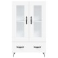 vidaXL Highboard Weiß 69,5x31x115 cm Holzwerkstoff vidaXL Highboard Weiß 69,5x31x115 cm Holzwerkstoff