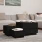 vidaXL Aufbewahrungsboxen mit Deckeln 3 Stk. Schwarz Massivholz Kiefer vidaXL Aufbewahrungsboxen mit Deckeln 3 Stk. Schwarz Massivholz Kiefer