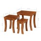 vidaXL 3-tlg. Satztisch-Set Massivholz Akazie 50x35x50 cm Braun vidaXL 3-tlg. Satztisch-Set Massivholz Akazie 50x35x50 cm Braun