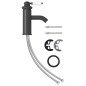 vidaXL Waschtischarmatur Grau 130x180 mm vidaXL Waschtischarmatur Grau 130x180 mm