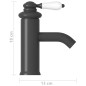 vidaXL Waschtischarmatur Grau 130x180 mm vidaXL Waschtischarmatur Grau 130x180 mm