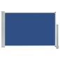 vidaXL Ausziehbare Seitenmarkise 60×300 cm Blau vidaXL Ausziehbare Seitenmarkise 60×300 cm Blau