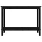 vidaXL Konsolentisch Schwarz 110x40x80 cm Massivholz Kiefer vidaXL Konsolentisch Schwarz 110x40x80 cm Massivholz Kiefer