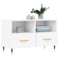 vidaXL TV-Schrank Weiß 80x36x50 cm Holzwerkstoff vidaXL TV-Schrank Weiß 80x36x50 cm Holzwerkstoff