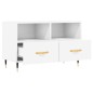 vidaXL TV-Schrank Weiß 80x36x50 cm Holzwerkstoff vidaXL TV-Schrank Weiß 80x36x50 cm Holzwerkstoff