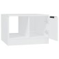 vidaXL Couchtisch Weiß 50x50x36 cm Holzwerkstoff vidaXL Couchtisch Weiß 50x50x36 cm Holzwerkstoff