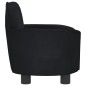 Hundebett Schwarz 66x40x45 cm Samt Hundebett Schwarz 66x40x45 cm Samt