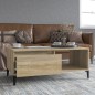 vidaXL Couchtisch Sonoma-Eiche 90x50x36,5 cm Holzwerkstoff vidaXL Couchtisch Sonoma-Eiche 90x50x36,5 cm Holzwerkstoff