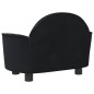 Hundebett Schwarz 66x40x45 cm Samt Hundebett Schwarz 66x40x45 cm Samt